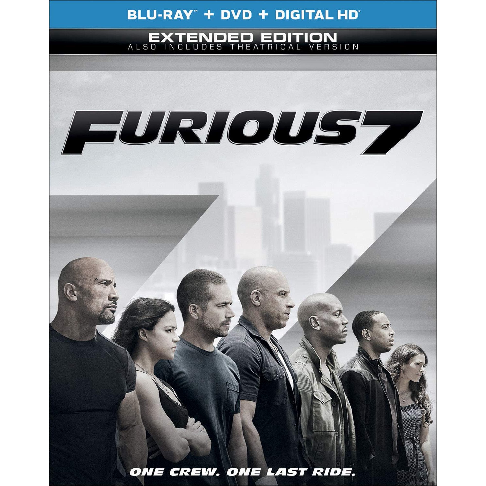 FURIOUS 7   BLU-RAY + DVD   EXTENDED EDITION