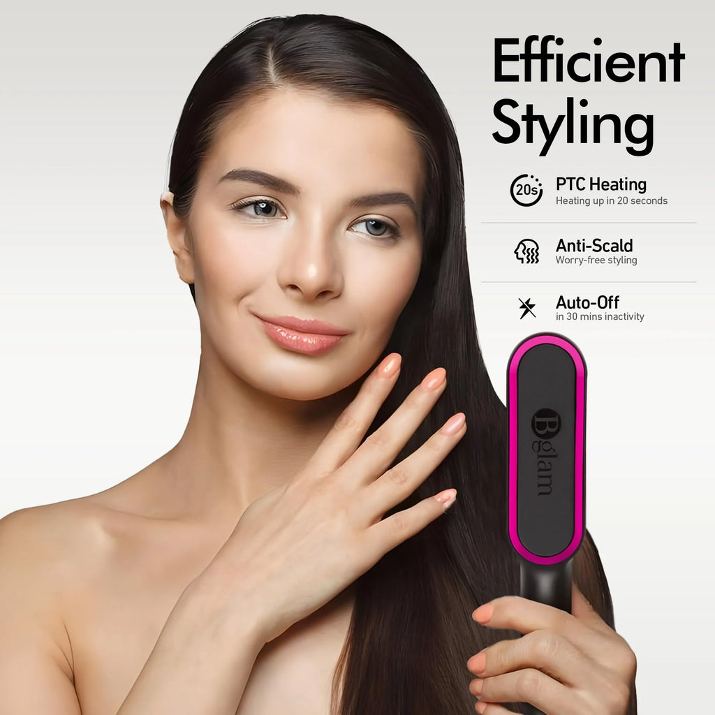 BGLAM STRAIGHTENING HAIR BRUSH