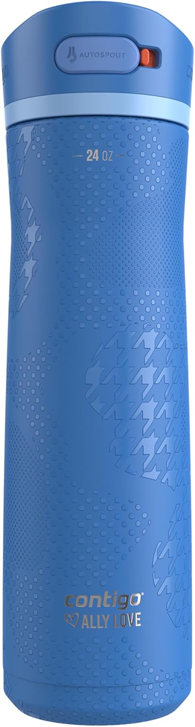 CONTIGO X ALLY LOVE  ASHLAND CHILL WATER BOTTLE BOTTLE  24 OZ  BLUE