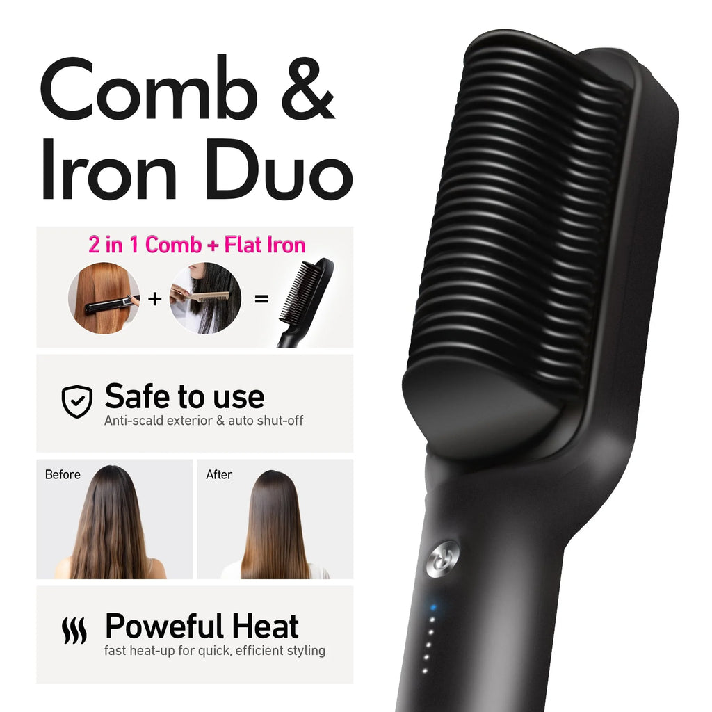 BGLAM STRAIGHTENING HAIR BRUSH
