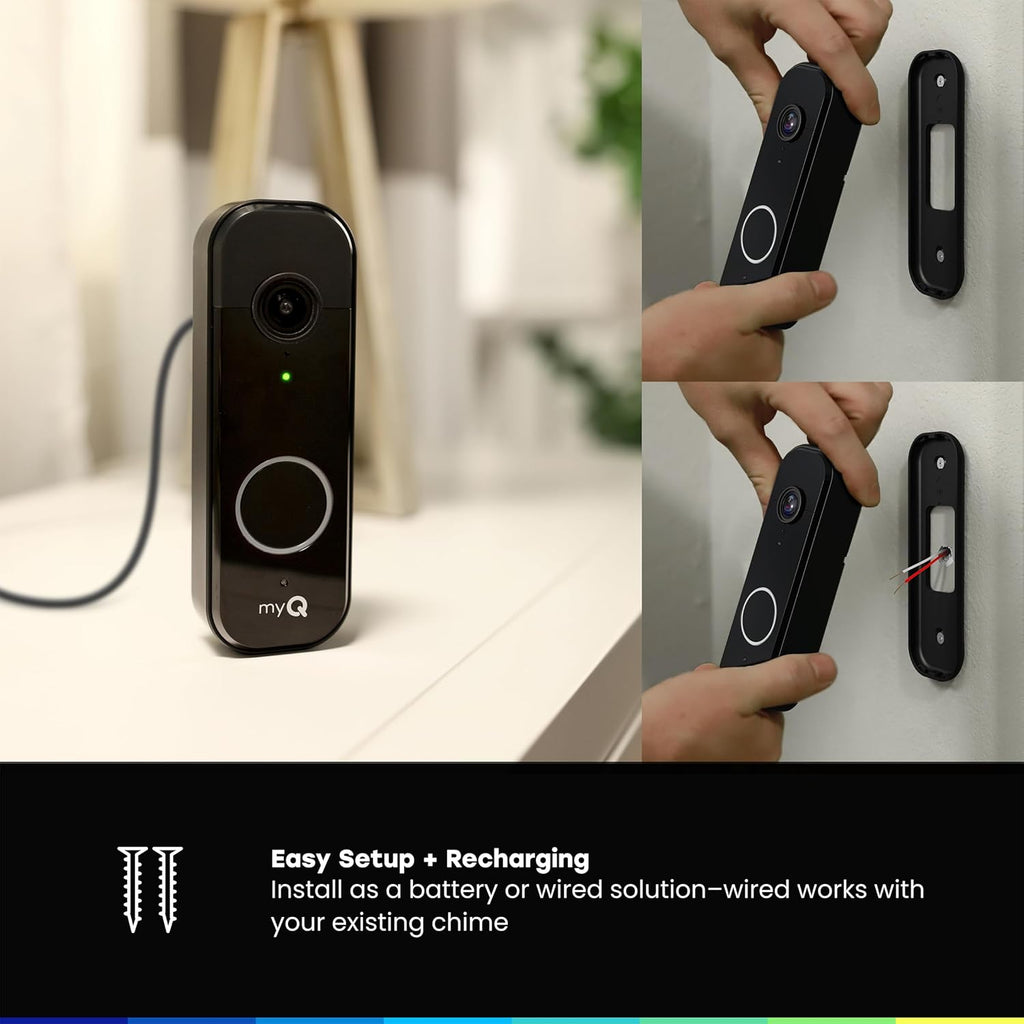 MY Q  HOME ENTRY  VIDEO DOORBELL