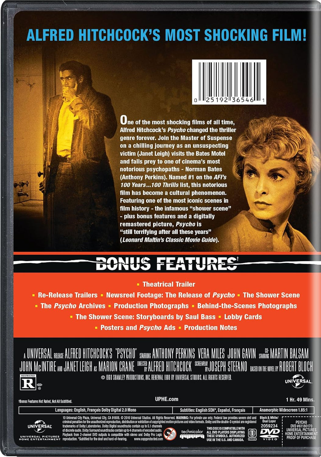 PSYCHO   DVD
