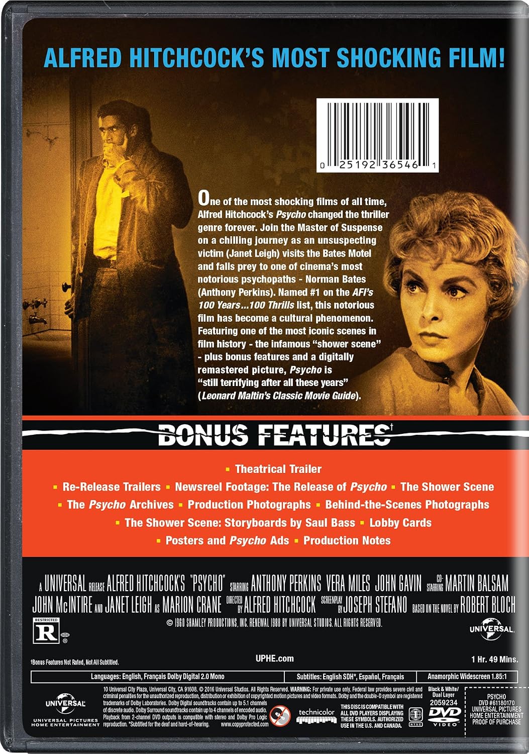 PSYCHO   DVD