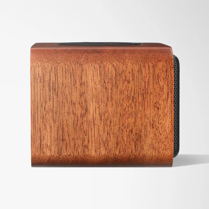 WOODEN BLUETOOTH SPEAKER  WITH WIRELESS CHARGING OF CELL PHONE