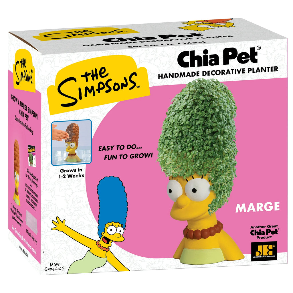 CHIA-PET   MARGE SIMPSON   HANDMADE DECORATIVE PLANTER