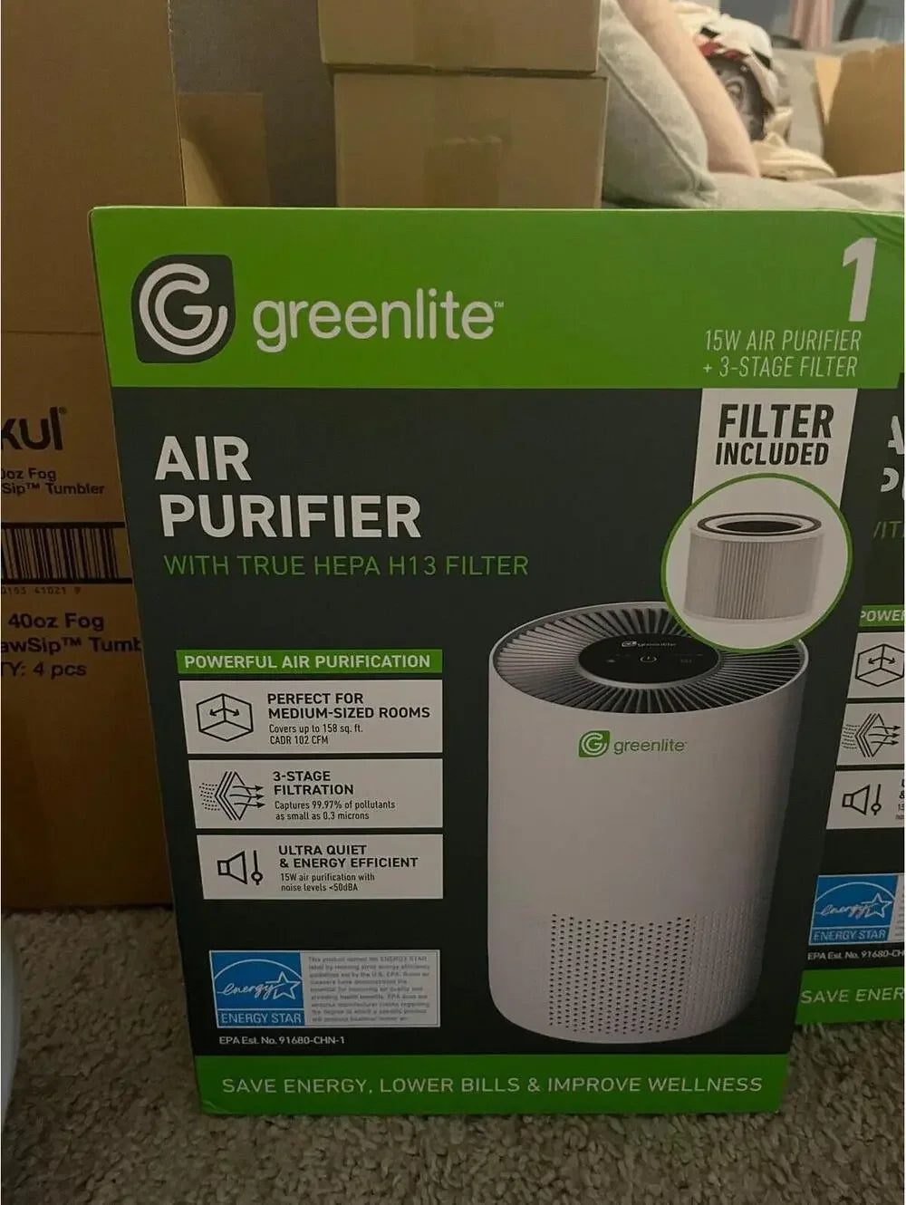 GREENLITE TRUE HEPA H13 AIR PURIFIER