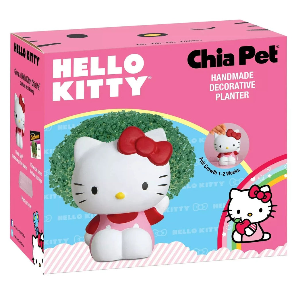 CHIA-PET  HELLO KITTY   HANDMADE DECORATIVE PLANTER