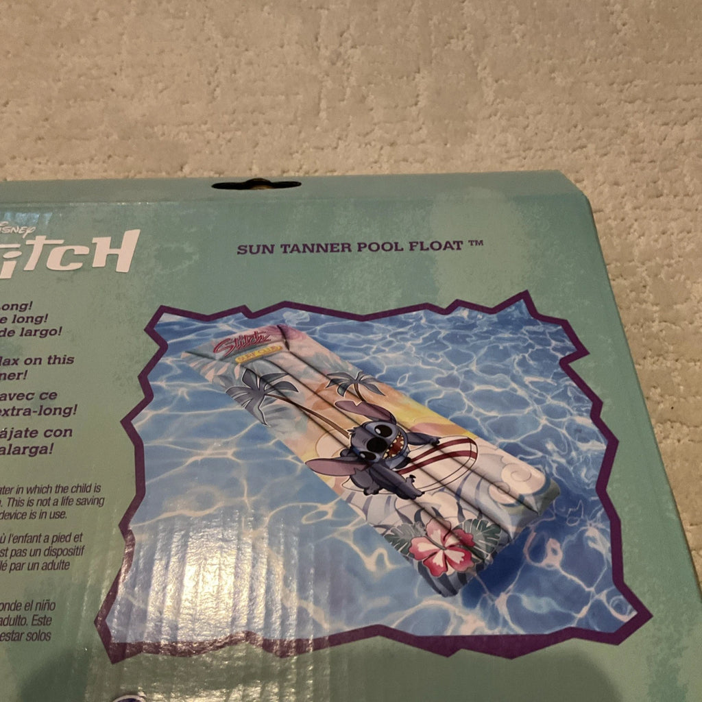DISNEY STITCH POOL FLOAT SUNTANNER