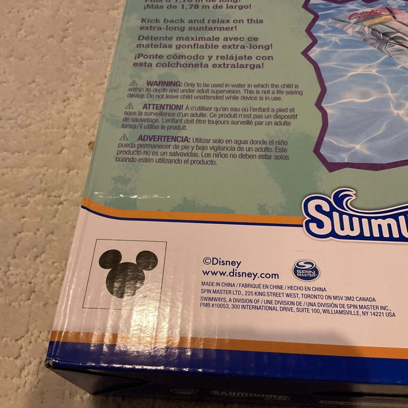 DISNEY STITCH POOL FLOAT SUNTANNER
