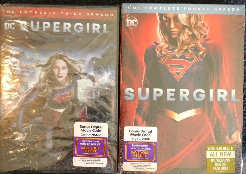 SUPERGIRL   SEASON 3 & 4   DVD BOXSETS