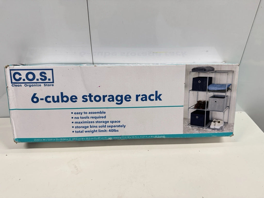 6-CUBE STORAGE RACK