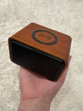 WOODEN BLUETOOTH SPEAKER  WITH WIRELESS CHARGING OF CELL PHONE