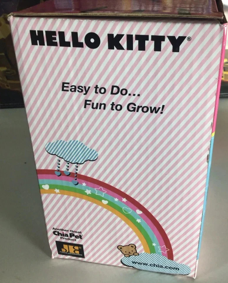 CHIA-PET  HELLO KITTY   HANDMADE DECORATIVE PLANTER