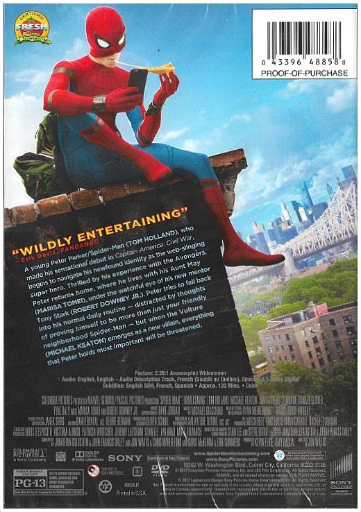 SPIDER-MAN  HOME COMING    DVD